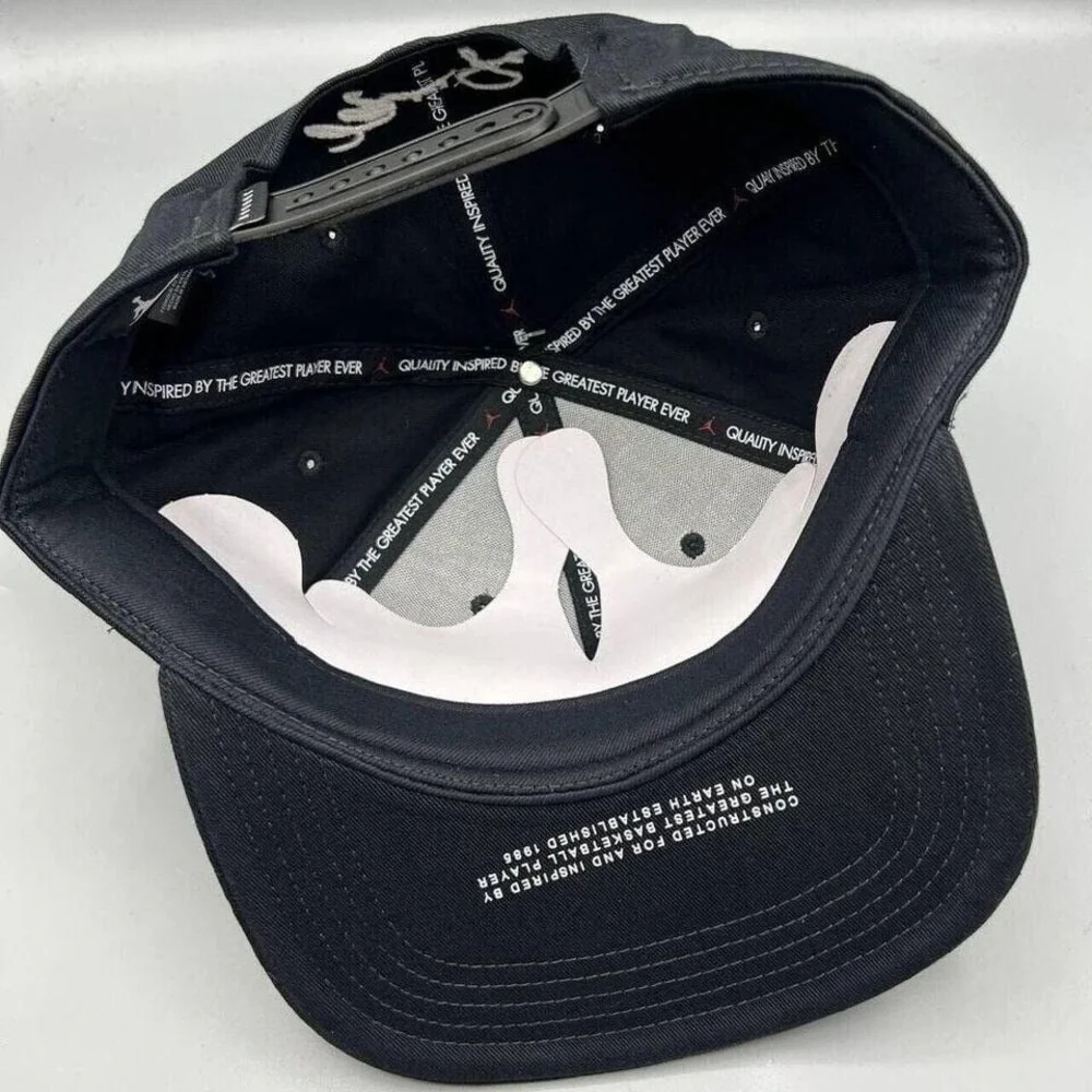 Air Jordan x Clot Hat Men Black Edison Chen Jumpman Snapback Cap Bulls New